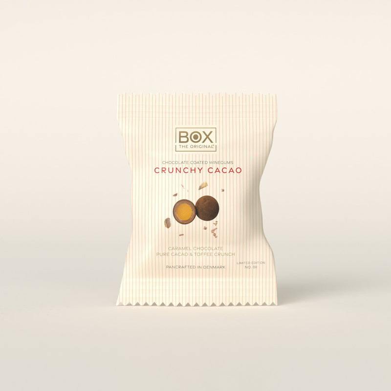 Mango-vingummi med karamelchokolade og kakao 15 g fra Box The Original