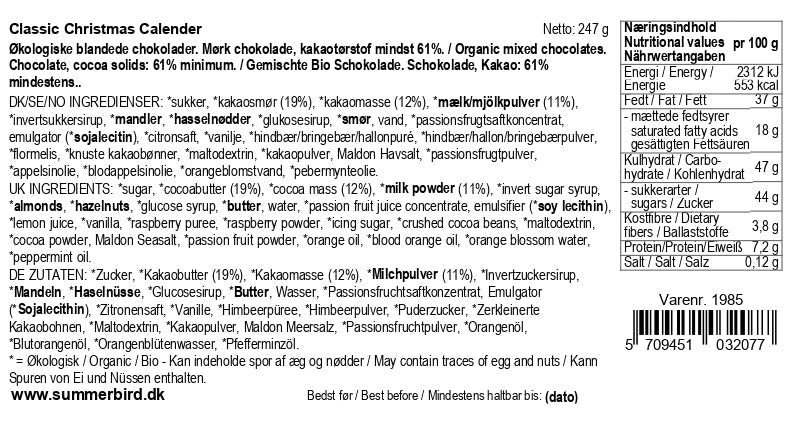 Summerbird Classic Single julekalender – visning 4