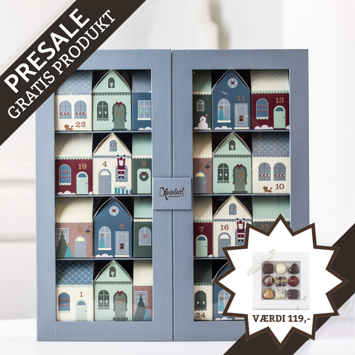 Xocolatl familiejulekalender med søde sager – presale 2026