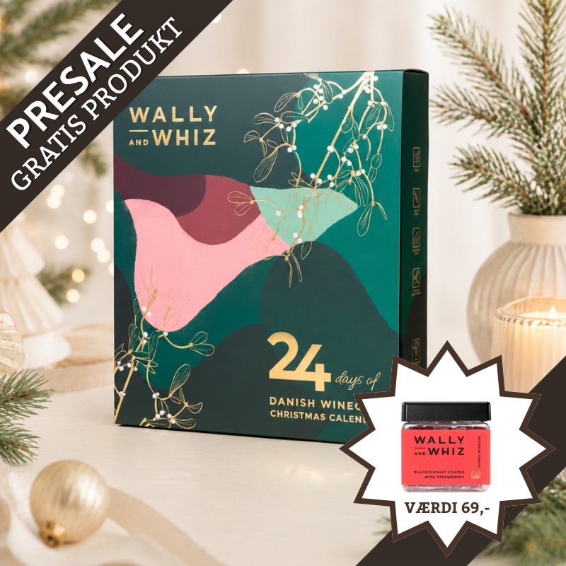 Wally & Whiz grøn vingummijulekalender – presale 2026