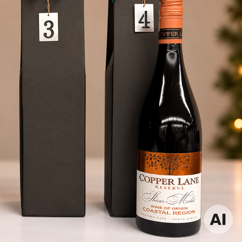 Adventskalender med rødvin