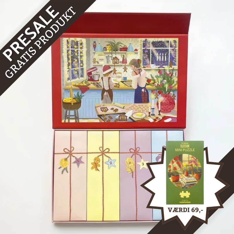 Sweet December puslespils-adventskalender - ViSSEVASSE – presale 2026