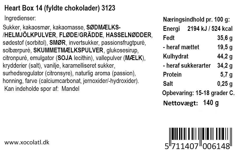 Xocolatl chokolade med saltkaramel