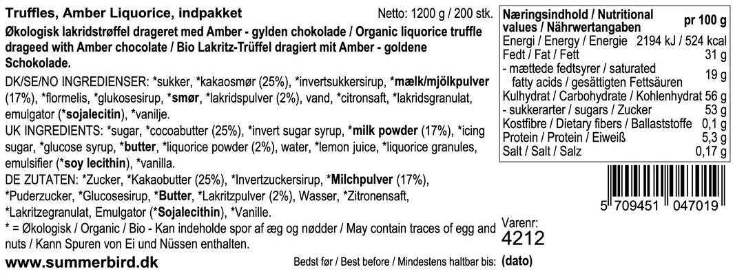Summerbird chokolade med karamel