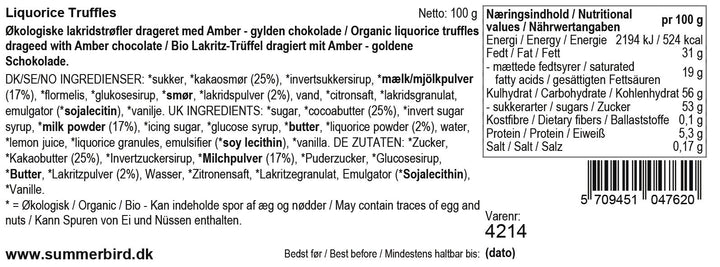 Summerbird lakrids med lakrids