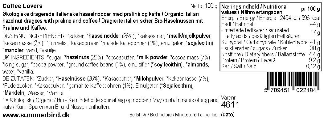 Summerbird chokolade med karamel