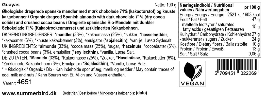 Summerbird chokolade med havsalt