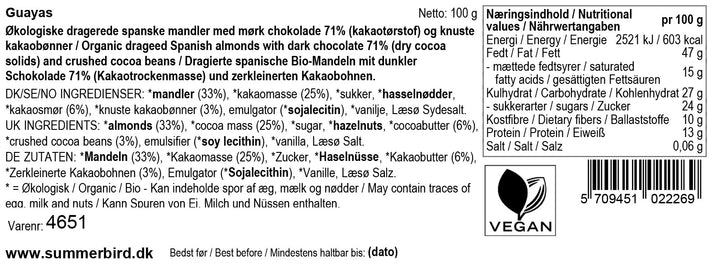 Summerbird chokolade med havsalt