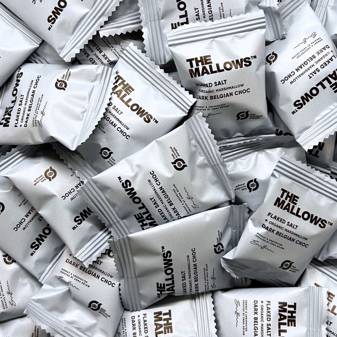 The Mallows skumfiduser med mørk chokolade
