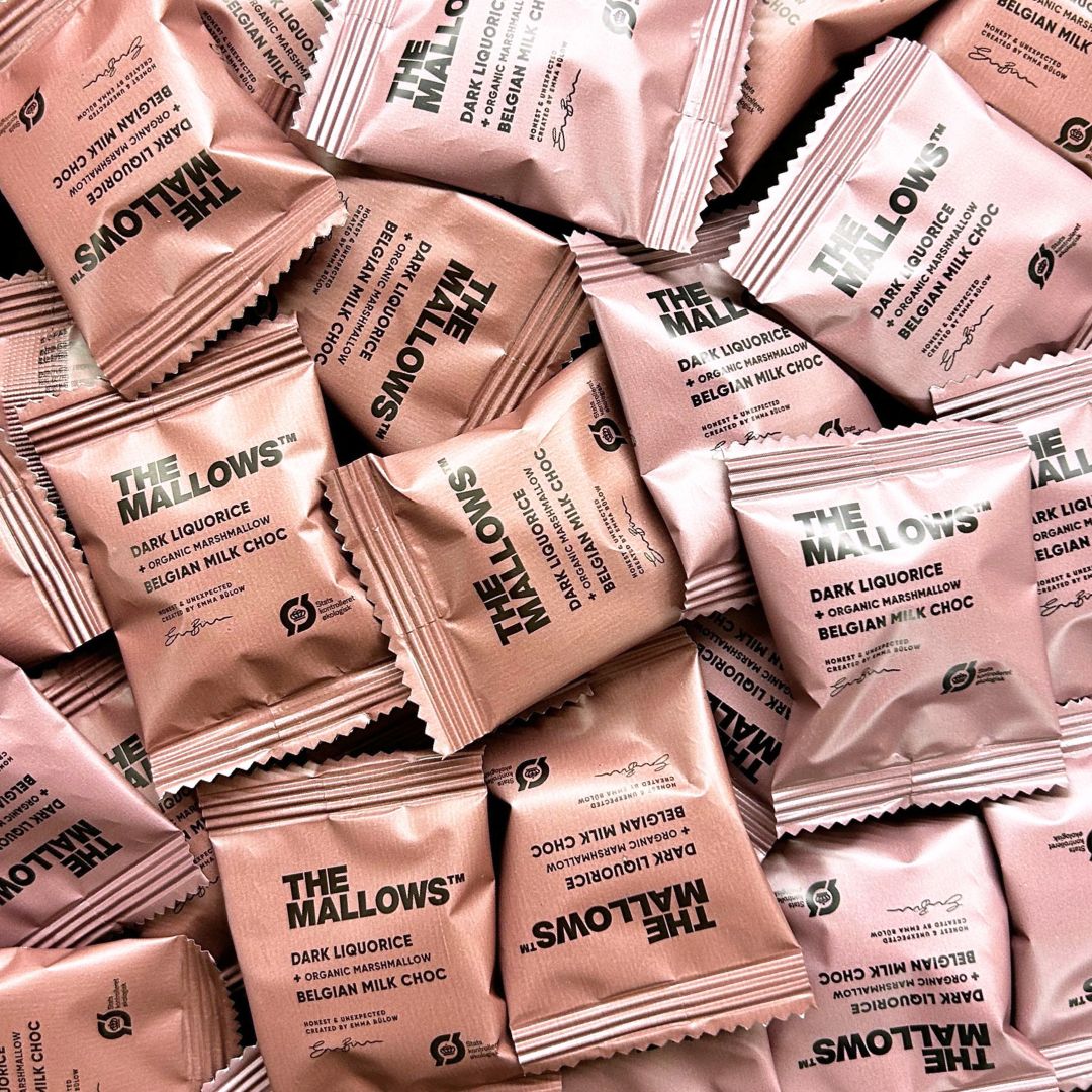 The Mallows skumfiduser med mælkechokolade