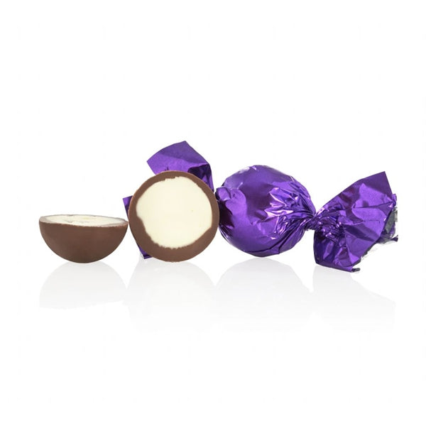 Fyldte chokoladekugler flødechokolade med cookie dough - Lilla 1 kg fra Chokoladehimlen