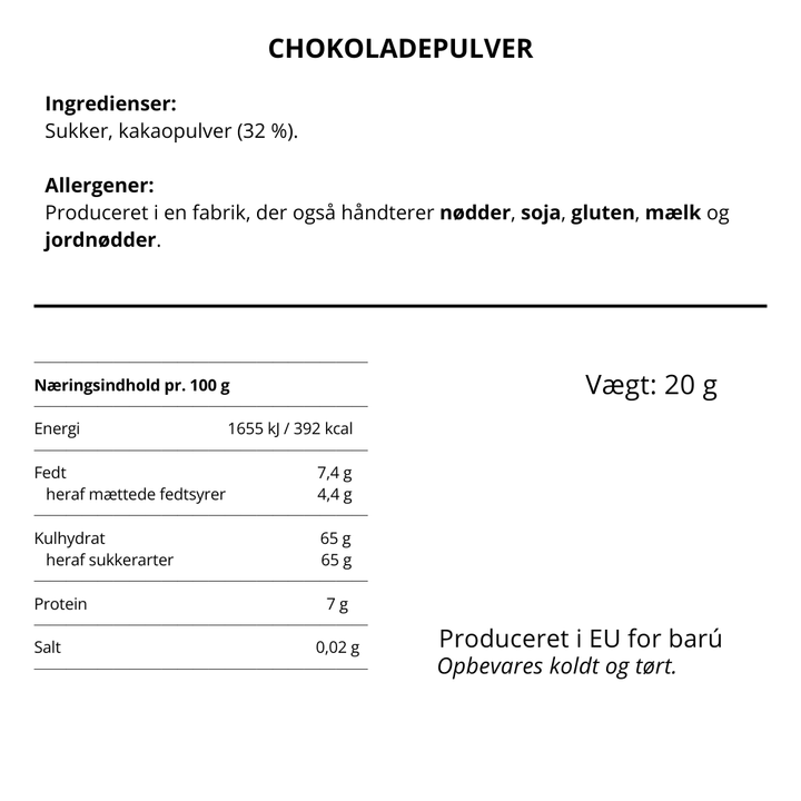 Barú chokolade