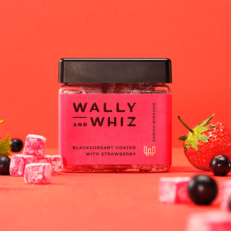 Wally & Whiz Solbær med Jordbær - Gourmet Vingummi Lille 140 g