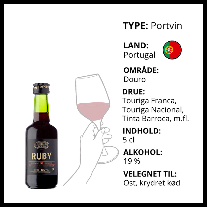 Borges Ruby Porto – 5 cl – produktvisning 2
