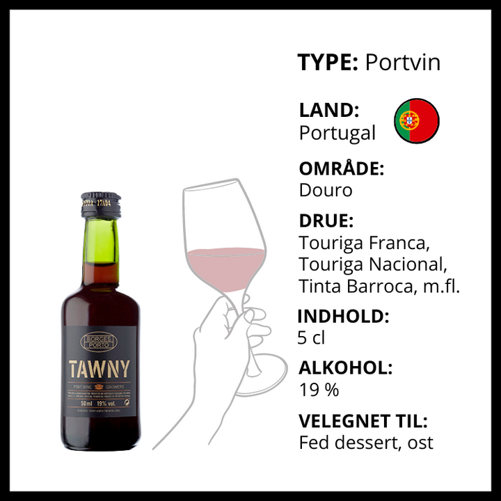 Borges Tawny Porto – 5 cl – produktvisning 2