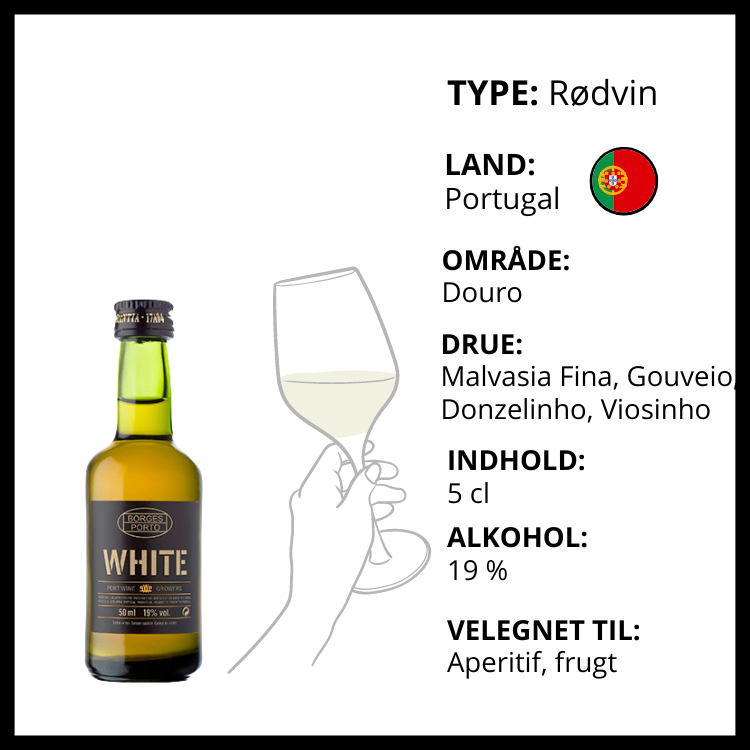 Borges White Porto – 5 cl – produktvisning 2