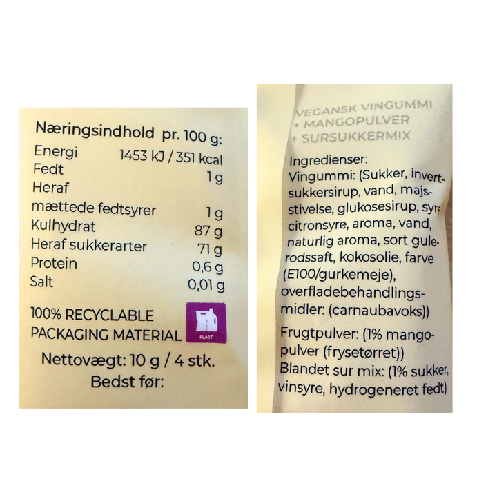 Box The Original vingummi med mango