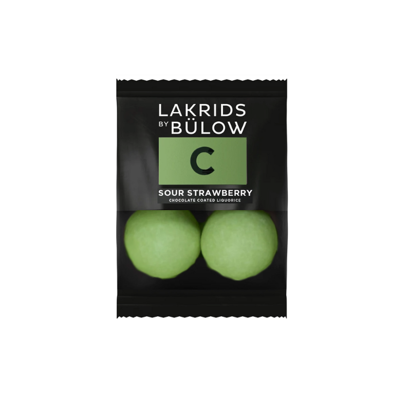 C - Mini (Flowpack) Lakrids by Bülow - 2 LAKRIDSKUGLER PR. PAKKE fra Lakrids by Bülow