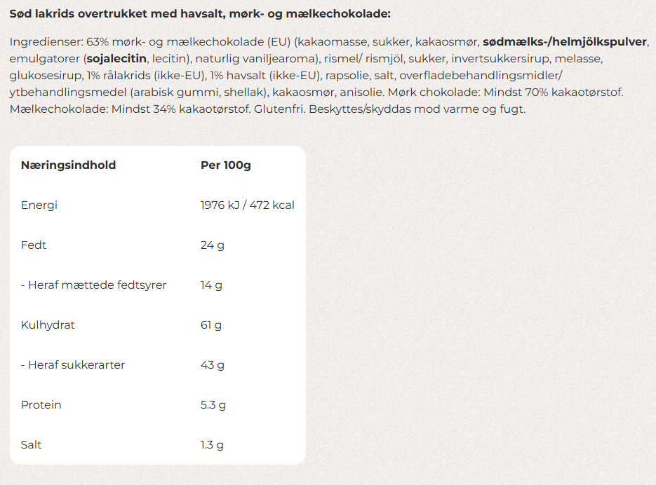 F - Mini (Flowpack) Lakrids by Bülow - 2 LAKRIDSKUGLER PR. PAKKE
