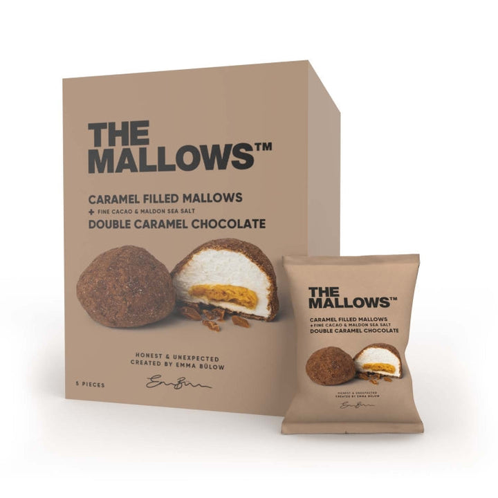 The Mallows Caramel Filled + Double Caramel Box - 5 stk fra The Mallows
