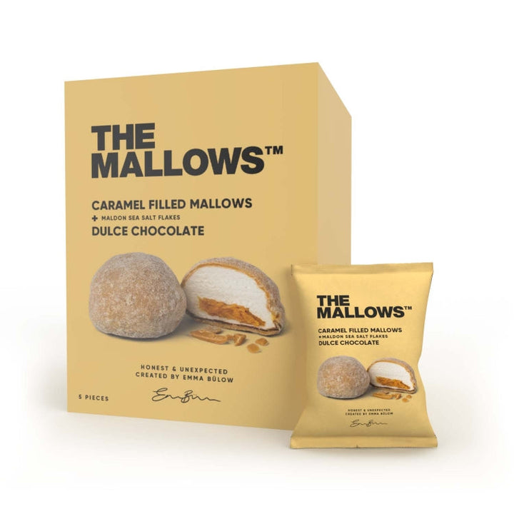 The Mallows Caramel Filled + Dulce Chocolate Box - 5 stk fra The Mallows