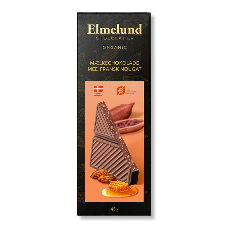 Elmelund Chocolatier chokolade med mælkechokolade