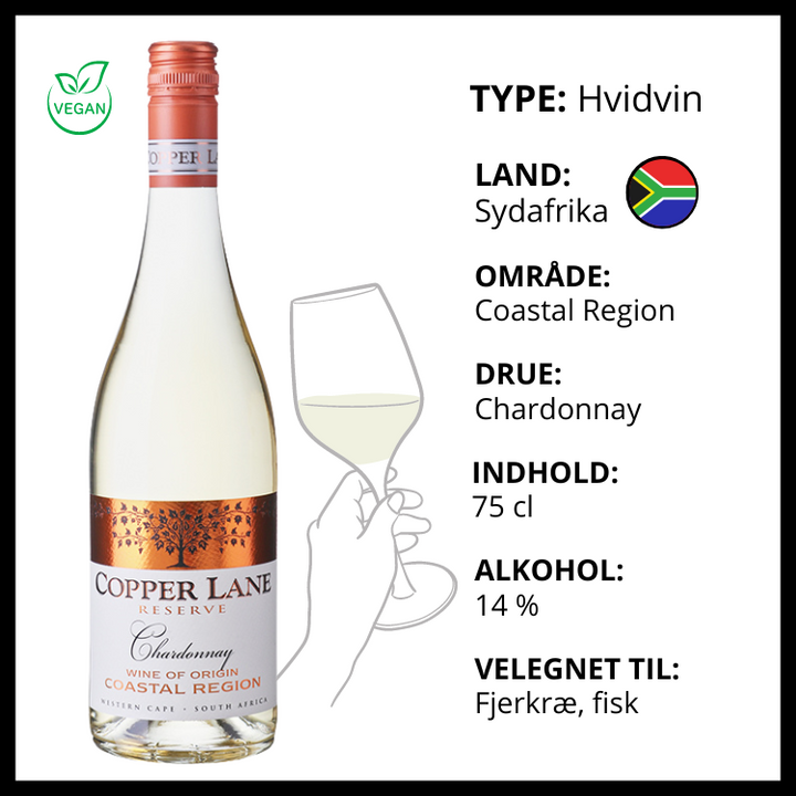 Copper Lane Reserve Chardonnay – Hvidvin – produktvisning 2