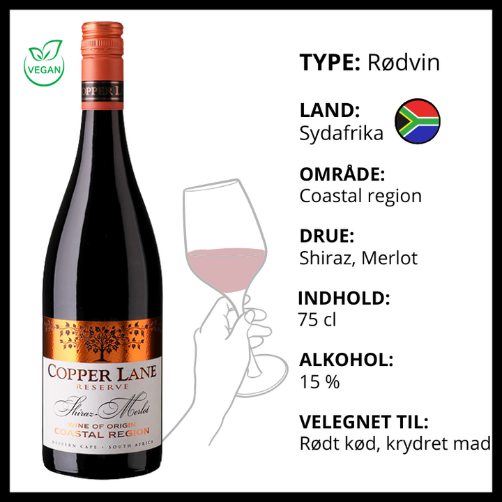 Copper Lane Reserve Shiraz/Merlot – Rødvin – produktvisning 2