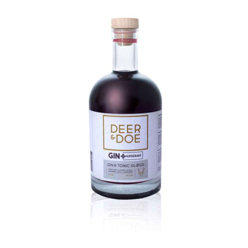 Deer & Doe Gin & Tonic Gløgg med Kirsebær og Krydderier 12% fra Chokoladehimlen