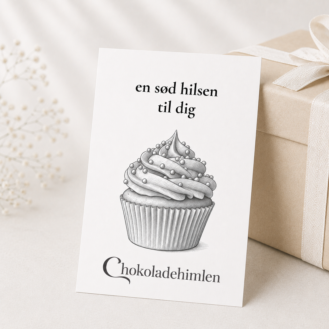 Kort - Chokoladehimlen. En sød hilsen til dig