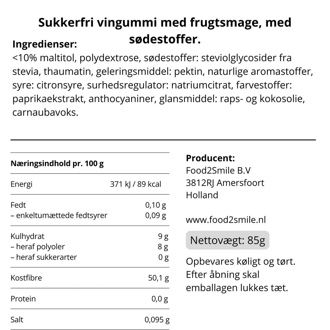 Food2Smile delikatesse med appelsin