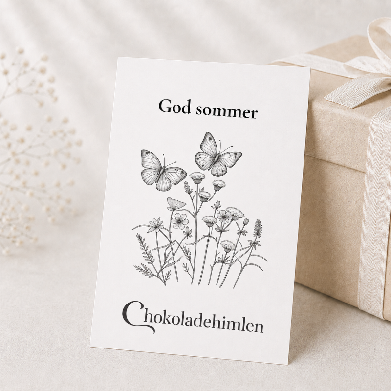Chokoladehimlen kort - god sommer