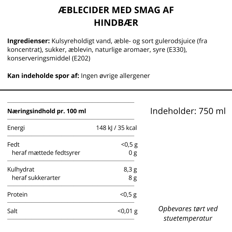 Himmelstund drik med hindbær