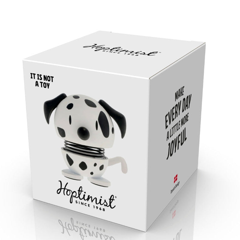 Hoptimist Dalmatiner-hund med prikket design