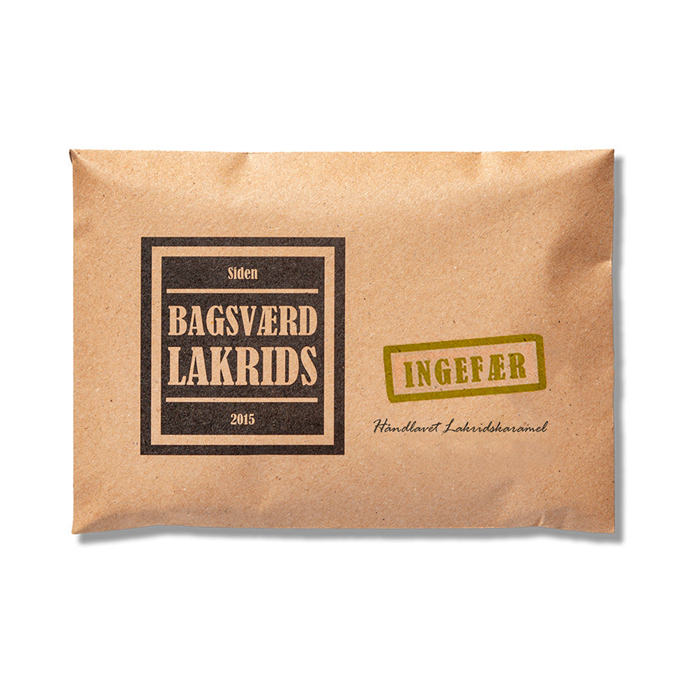 Bagsværd Lakrids Ingefær 160 g - Lakrids Plade fra Bagsværd Lakrids – produktfoto 2