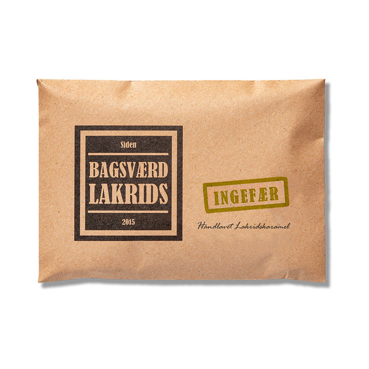 Bagsværd Lakrids Ingefær 160 g - Lakrids Plade fra Bagsværd Lakrids – produktfoto 2