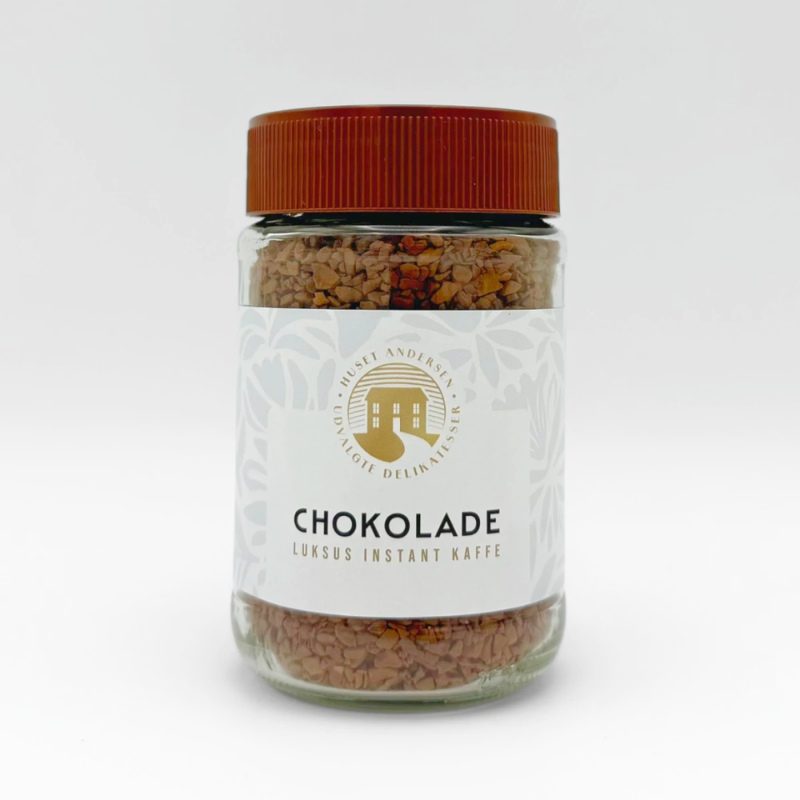 Chokolade Instant Kaffe 50 g fra Huset Andersen med smag af chokolade