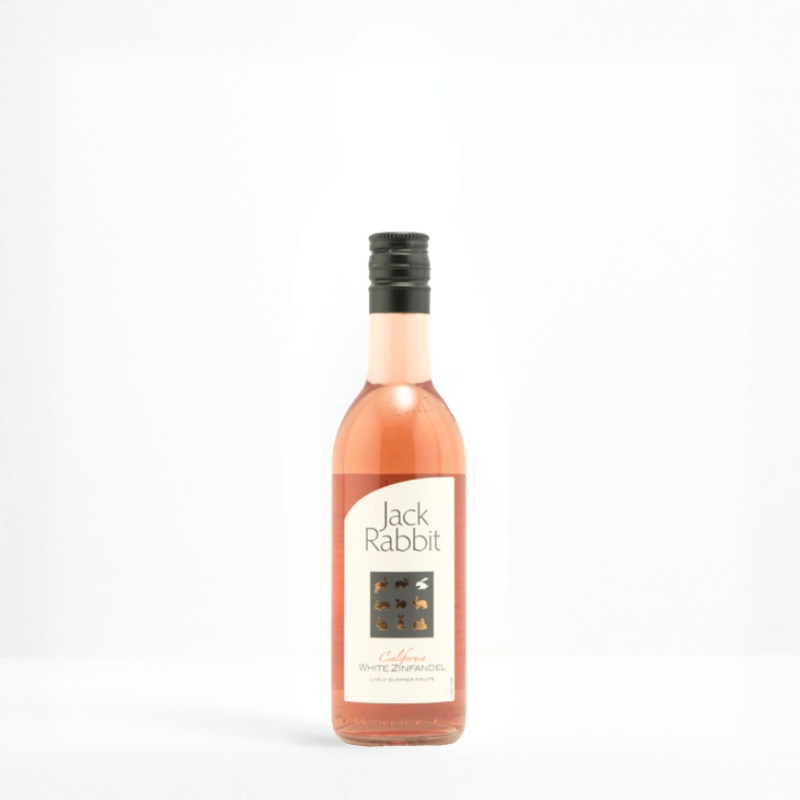 Jack Rabbit White Zinfandel rosévin miniatureflaske 18,7 cl 9,5% vol.