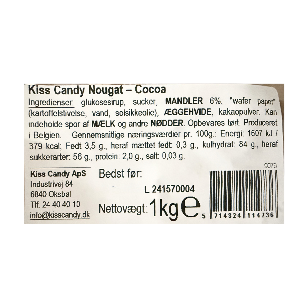 Kiss Candy sød forkælelse med nougat