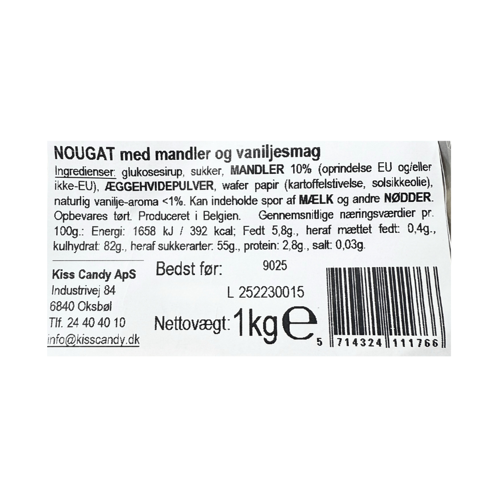 Kiss Candy sød forkælelse med nougat