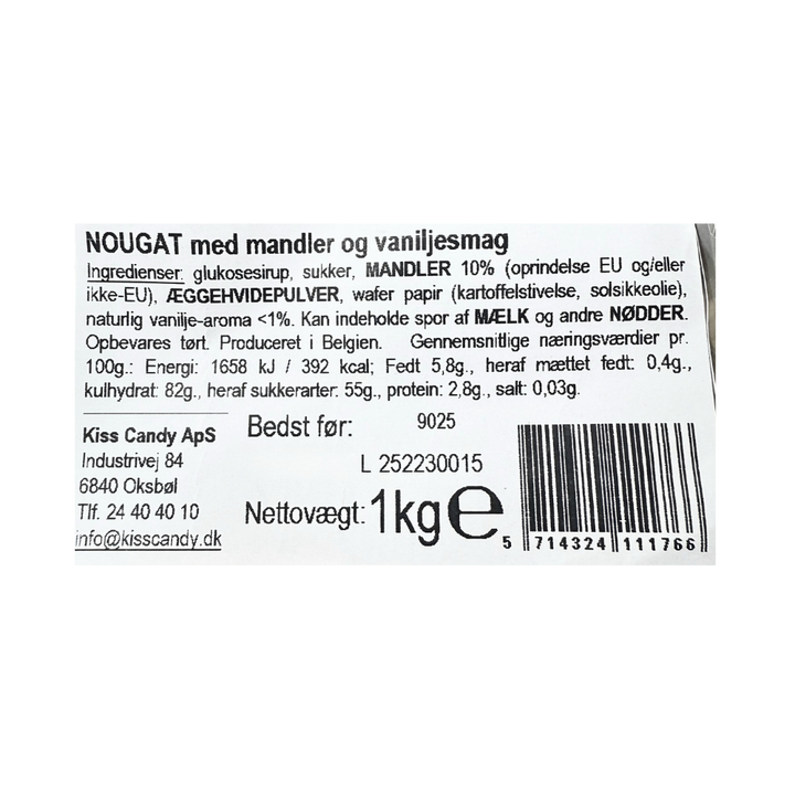 Kiss Candy sød forkælelse med nougat