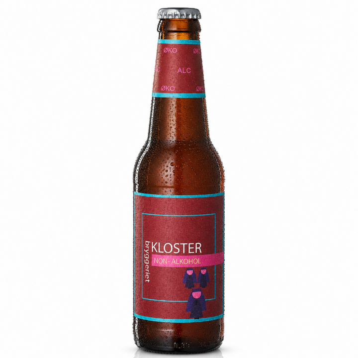 Klosterbryggeriet Nonnen alkoholfri økologisk Pale Ale 33 cl med mild humlearoma.