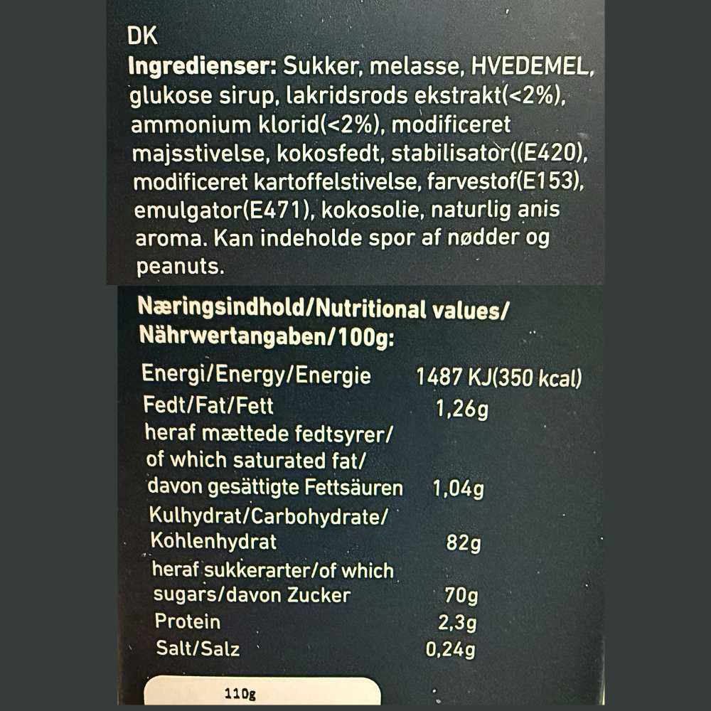 Lakridseriet lakrids med lakrids