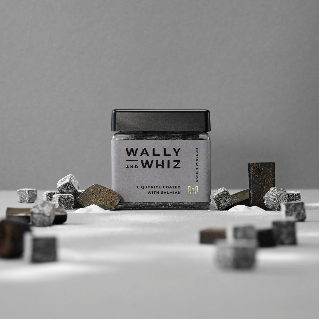 Wally & Whiz Lakrids med Salmiak - Gourmet Vingummi Lille 140 g