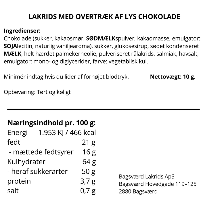 Bagsværd Lakrids Lys Symfoni 4 stk pose/flowpack 40 g fra Bagsværd Lakrids – produktfoto 3