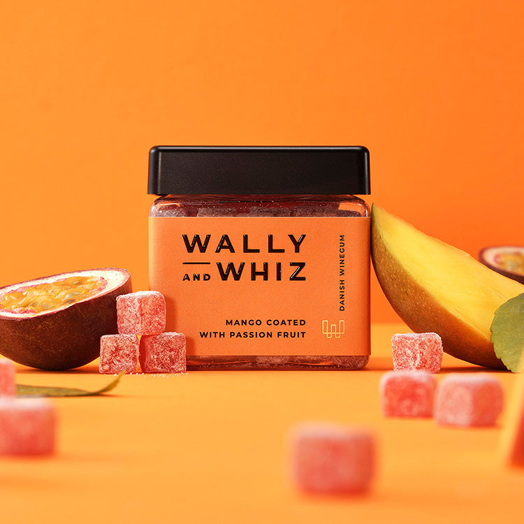 Wally & Whiz Mango med Passionsfrugt - Gourmet Vingummi Lille 140 g