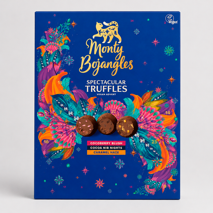 Monty Bojangles vegansk chokoladetrøffel-julekalender