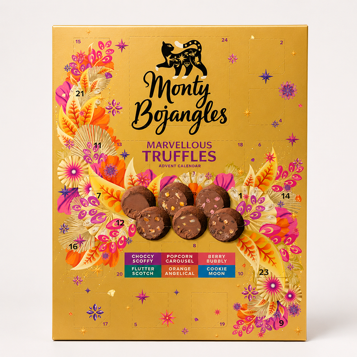 Monty Bojangles chokoladetrøffel-julekalender
