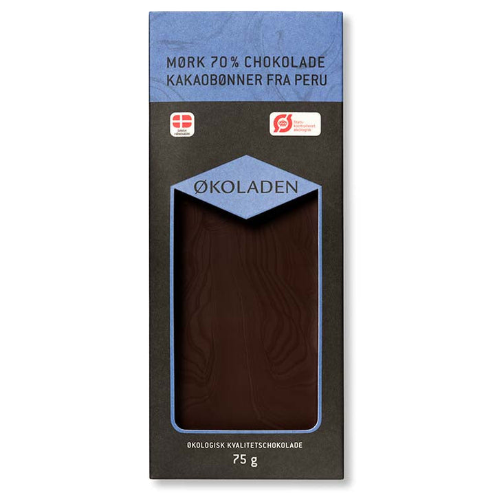 Elmelund Chocolatier chokolade med mørk chokolade