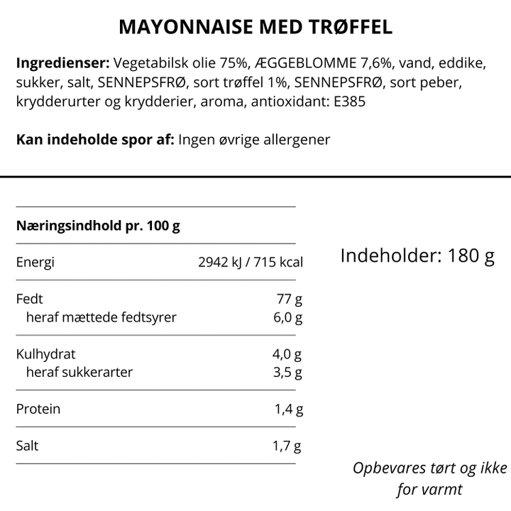 Trøffelmayonnaise fra Nicolas Vahé